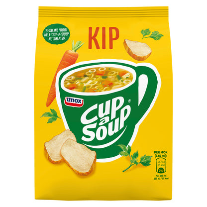 Cup-a-Soup Unox machinezak Kip 140ml – Kippensoep voor automaten - 2