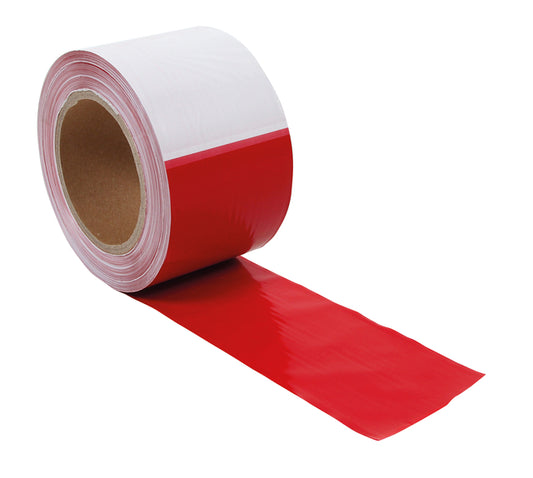 Signaleringslint IEZZY 250m rood/wit voor markering en afzetting