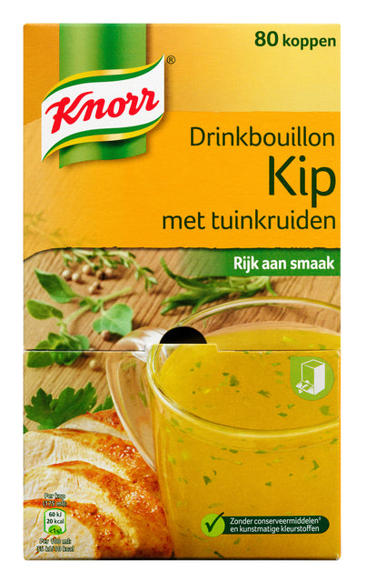 Drinkbouillon Knorr Kip Tuinkruiden – Hartige krachtige smaak