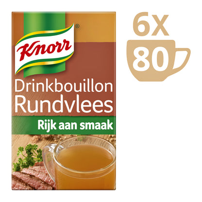 Knorr Rundvlees Drinkbouillon Sachets, 80 stuks - 2
