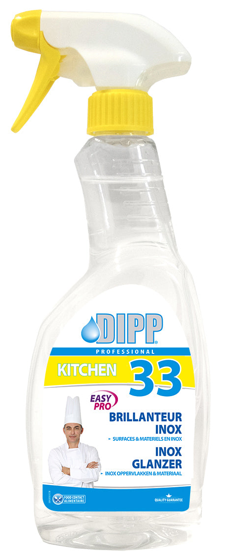 Inox RVS Glansspray DIPP voor Keukenoppervlakken