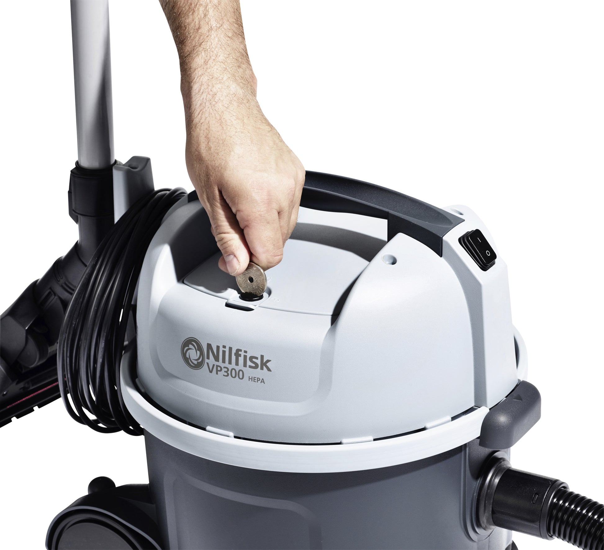 Stofzuiger Nilfisk VP300 EU2 10m, 2 snelheden, HEPA H13 filter - 3
