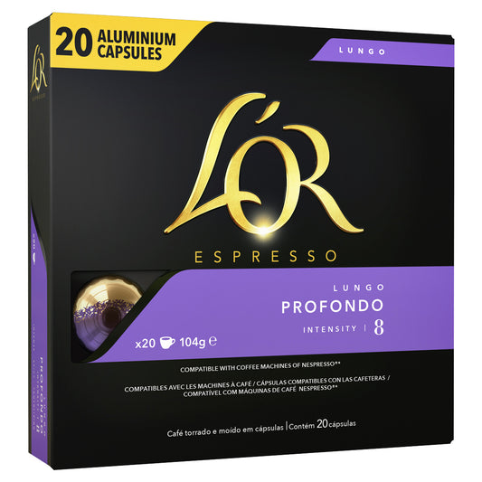 L'Or Espresso Lungo Profondo Capsules 20 Stuks