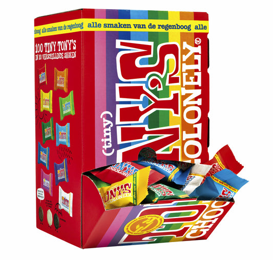 Tony’s Chocolonely Tiny Mix Doos 100 Chocolaatjes - Divers