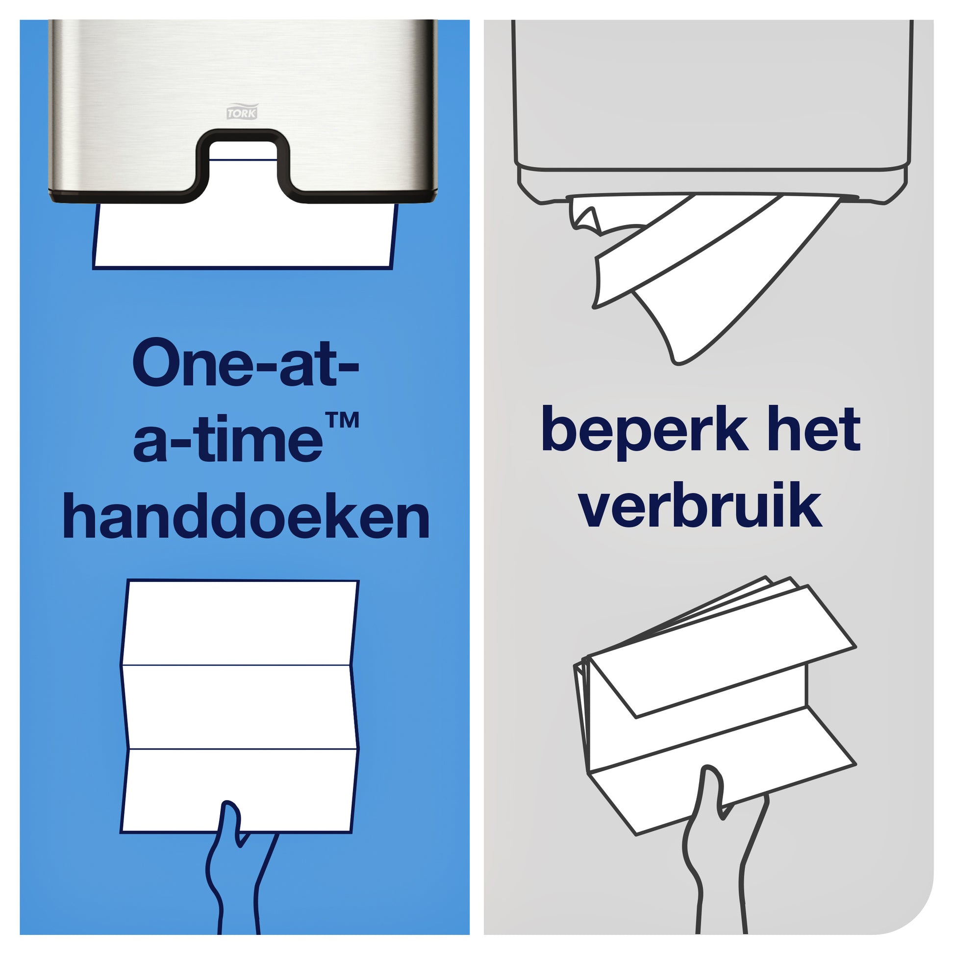 Tork H2 Premium Multifold Wegwerphanddoekjes 150 vel 21x25.5cm - 5