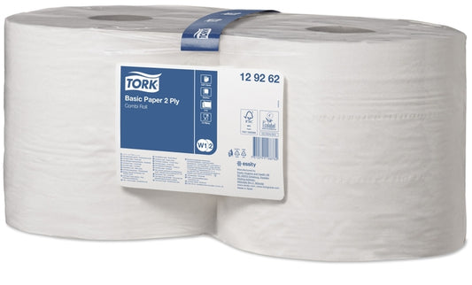 Poetsrol Tork Basic Combi W1/W2 wit 680 m