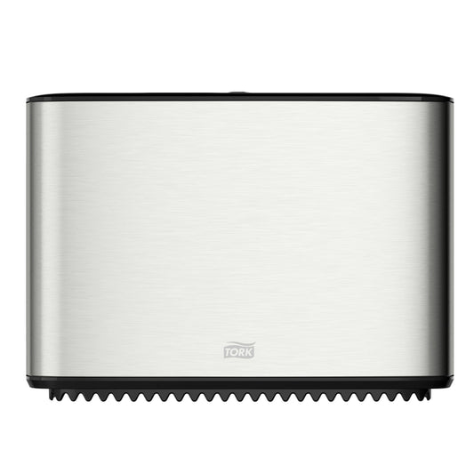 Tork T2 RVS Toiletpapierdispenser, afsluitbaar, hoge capaciteit