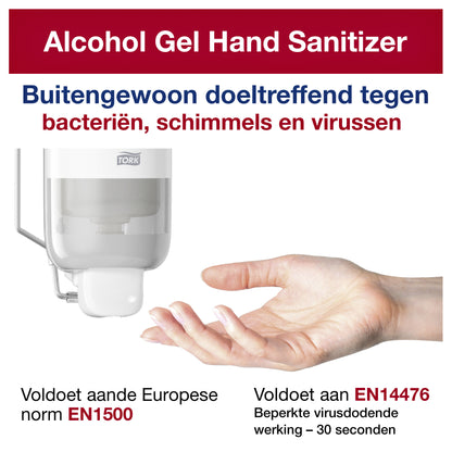 Alcoholgel Tork S1 handdesinfectie 1 liter