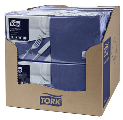 Servet Tork 33x33cm donkerblauw 200st - 2