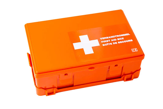 Verbandtrommel FixFirst B neutraal met wandhouder