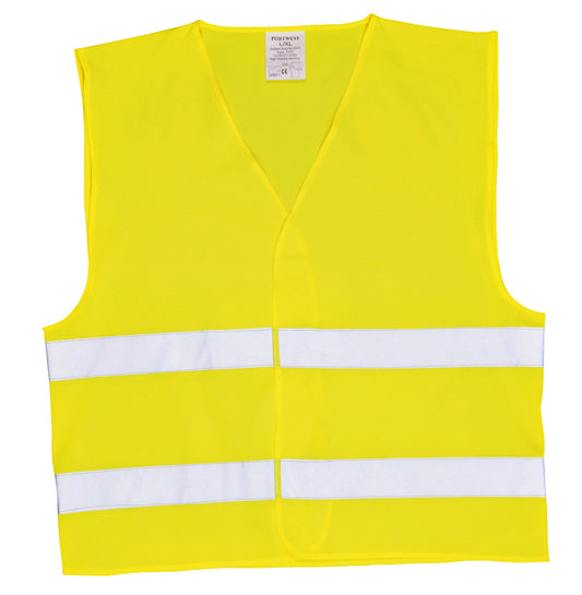Leina BHV veiligheidsvest met opdruk geel