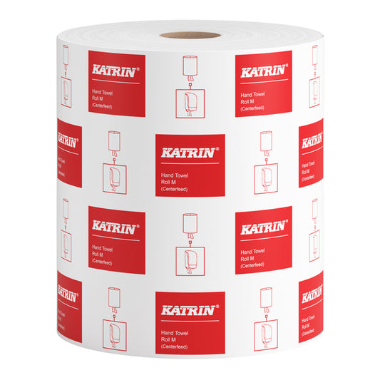 Katrin 2-laags handdoekrol 205x300mm, 150m, wit