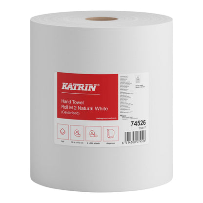Handdoek Katrin Centerfeed 2-laags Wit 150m