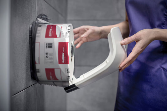 Katrin Gigant S toiletrolhouder voor grote rollen wit