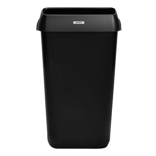 Afvalbak Katrin 92261 25 liter zwart kunststof