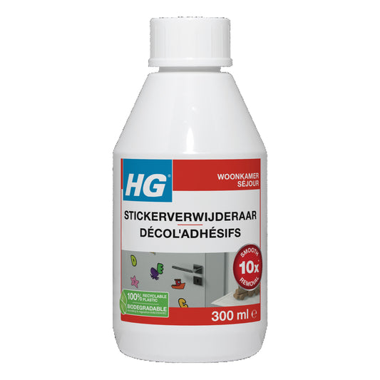 Stickeroplosser HG 300ml voor verwijdering van lijm en plakband