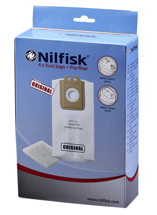 Nilfisk Serie Select stofzuigerzakken 3,1 liter