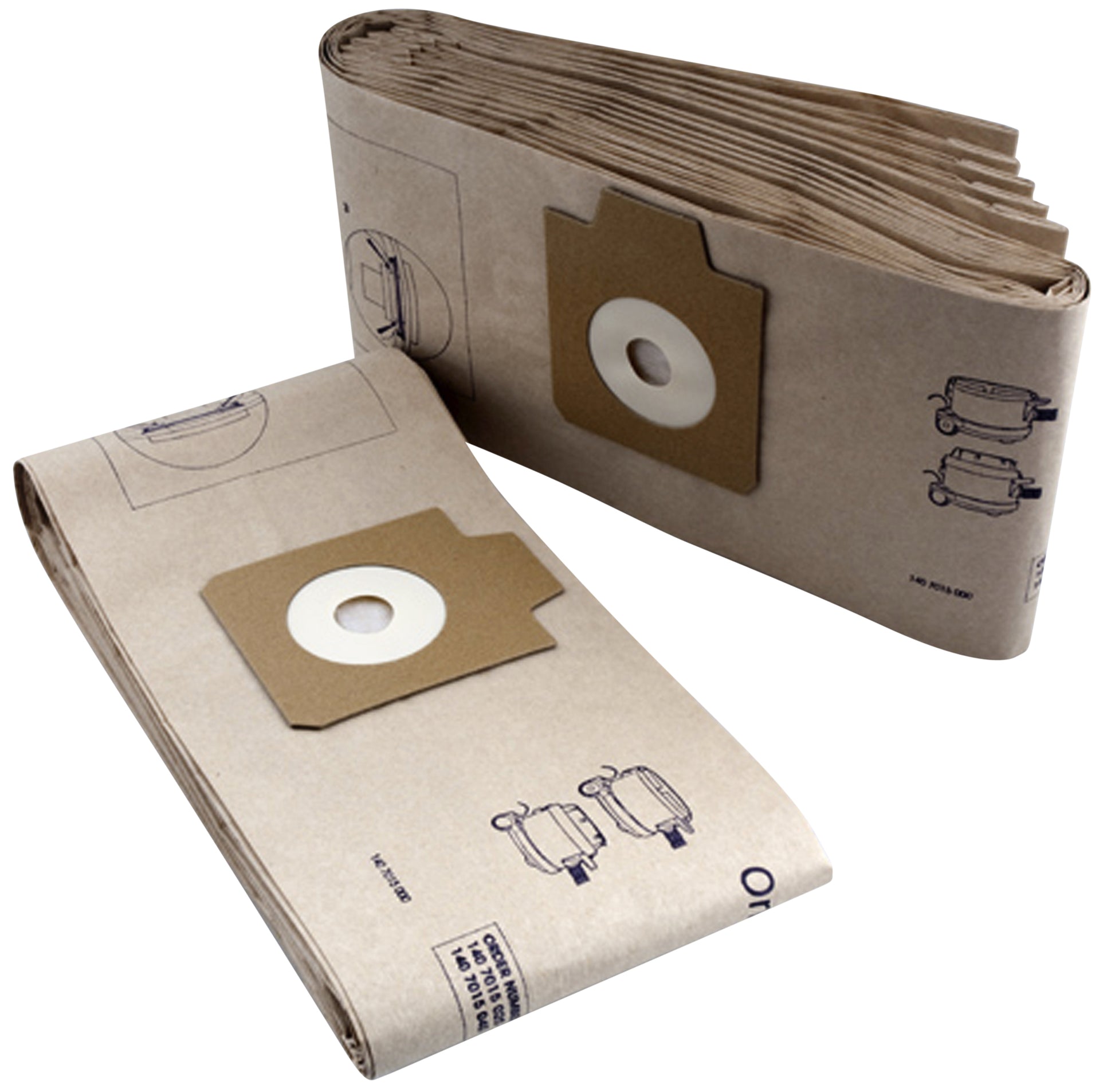 Stofzuigerzak Nilfisk VP300 en Thor (10 stuks, 10 liter) - 2