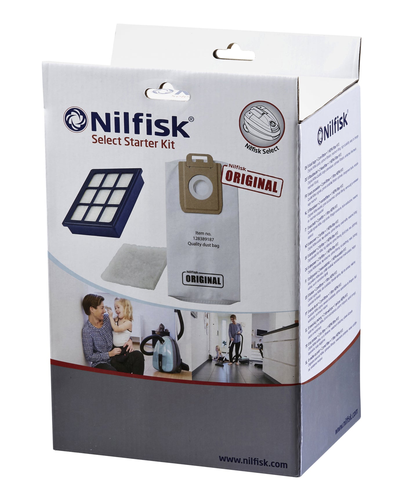 Nilfisk Starterkit voor Serie Select met zakken en filters