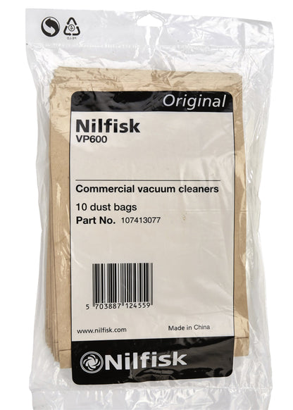 Stofzuigerzak Nilfisk VP600 CDNF4000 (10 stuks) - 2