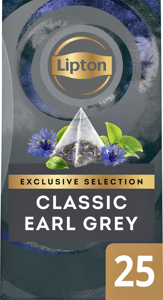 Lipton Earl Grey Thee in Piramidezakjes 25x2g