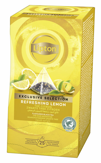 Lipton Exclusive Citroen Thee in Piramidezakjes 25x2g - 2