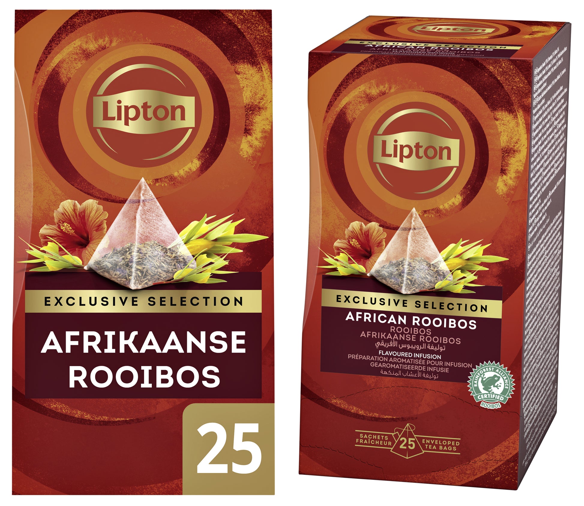 Thee Lipton Exclusive Selection Afrikaanse Rooibos 25x2g - 3
