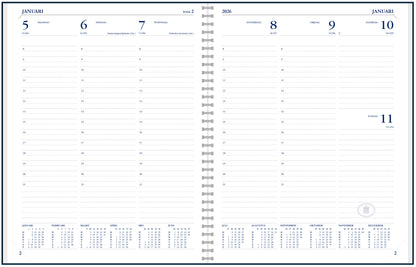 Agenda 2025 Ryam Weekplan Wire-o Zwart - 2