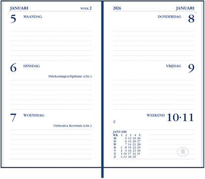 Agenda 2025 Ryam Memoplan 7 Plus Mundior, 14 maanden, groot lettertype - 5