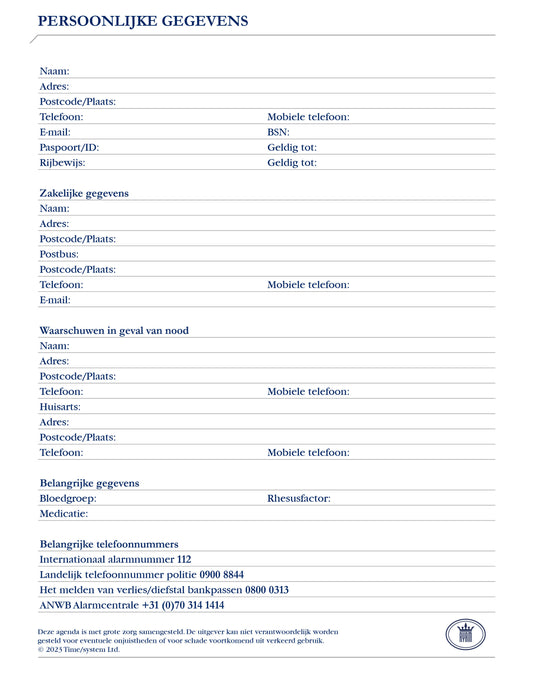 Ryam Weekplan Plus Agenda 2025 + 7-dagen/2-pagina, zwart - 2