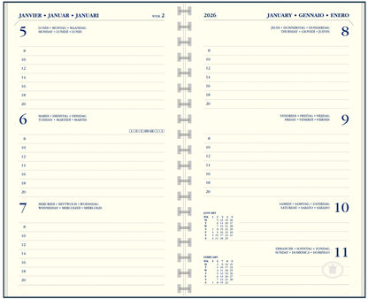 Agendaboek Ryam Memoplan 7 Dagen, 2P – 08.00-20.00 uur