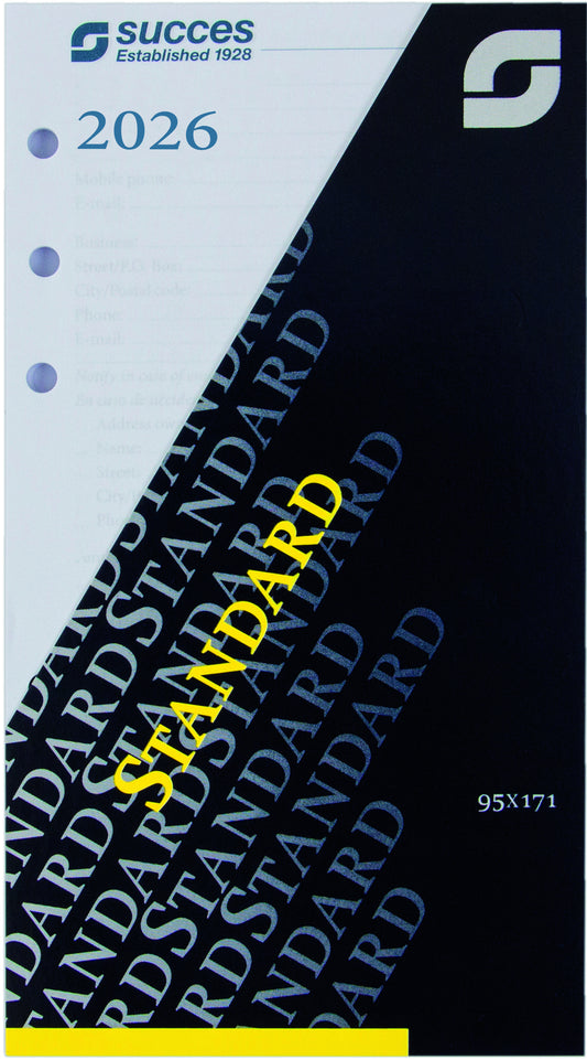 Calendarium 2025 Succes Standaard 7 Dagen/2 Pagina's