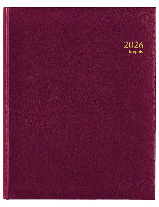 Agenda 2025 Brepols Concorde Lima 7-dagen 2-pagina's Bruin