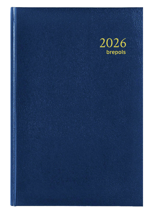 Saturnus Luxe 2025 Agenda, 13,3 x 20,8 cm, blauw