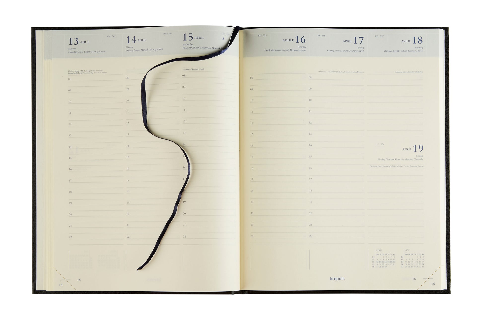 Agenda 2024 Brepols Concorde Lima 7 dagen/2 weken blauw - 2