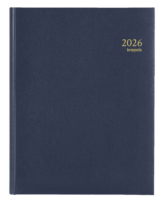 Agenda 2025 Brepols Timing Lima 7d/2p met blauwe cover