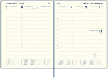 Ryam Executive Agenda 2025 7d/2b Bordeaux met 14-maands kalender - 2
