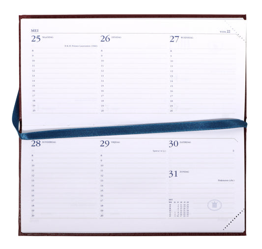 Agenda 2025 Ryam Memoplan 7 Mundior met kalendarium en ringbinding - 2