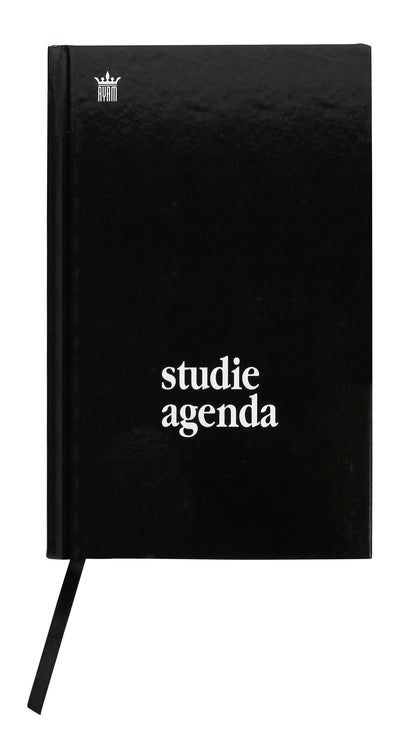Schoolagenda 2024-2025 Ryam Studie, 7 dagen/2 pagina's zwart - 2