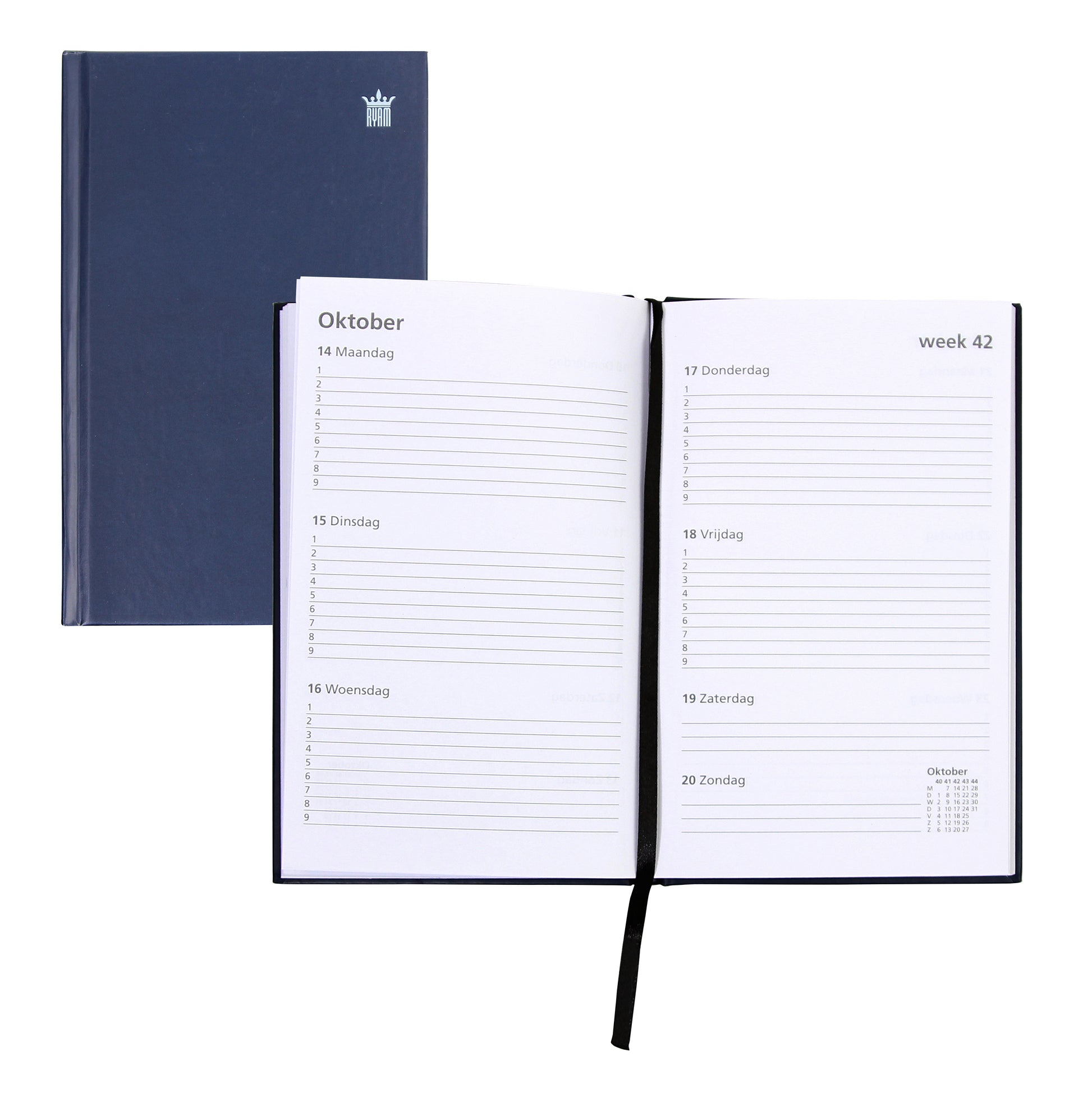 Schoolagenda 2024-2025 Ryam Studie Uni 7d/2p dubbele pagina - 3