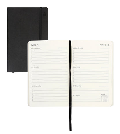 Schoolagenda 2024-2025 18 Maanden, 7 Dagen Per Week, Zwart - 3