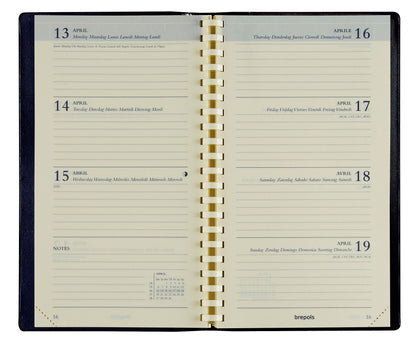 Agenda 2025 Brepols Interplan Palermo 7d/2p Zwart - 2