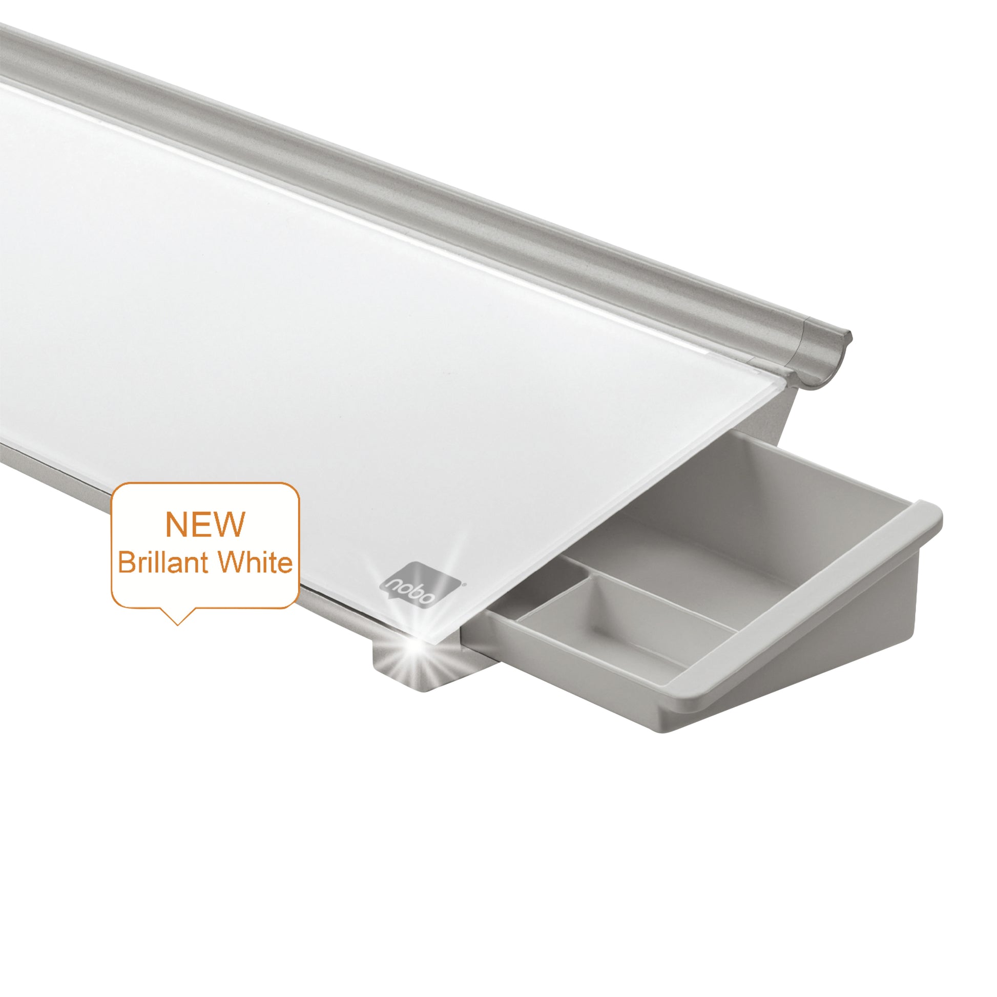 Nobo Diamond Notitietableau van Gehard Veiligheidsglas - 3