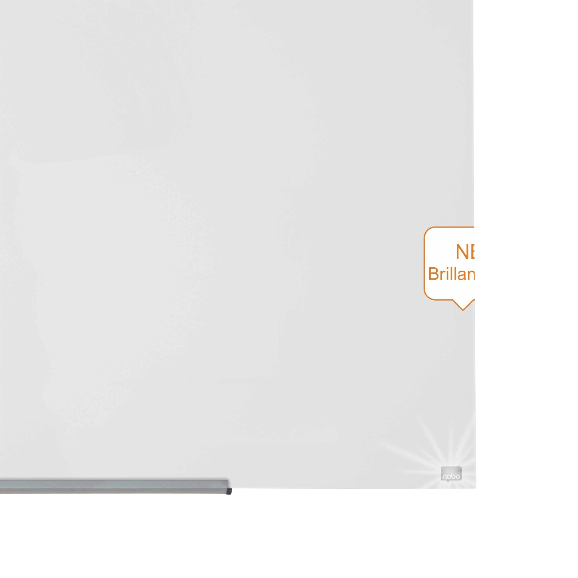 Nobo Glasbord Impression Pro 1260x711mm Wit - Magnetisch en Bestand tegen Vlekken - 3