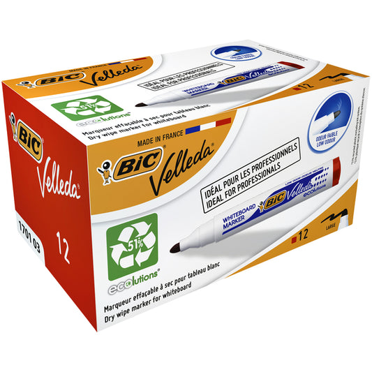 Viltstift Bic 1701 Whiteboard Rond 1,4mm Rood