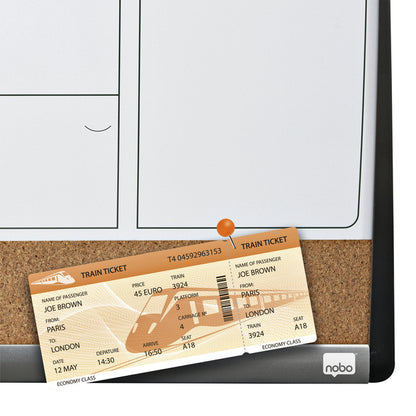Nobo Planner Prikbord 585x430mm, magnetisch en kurk - 4