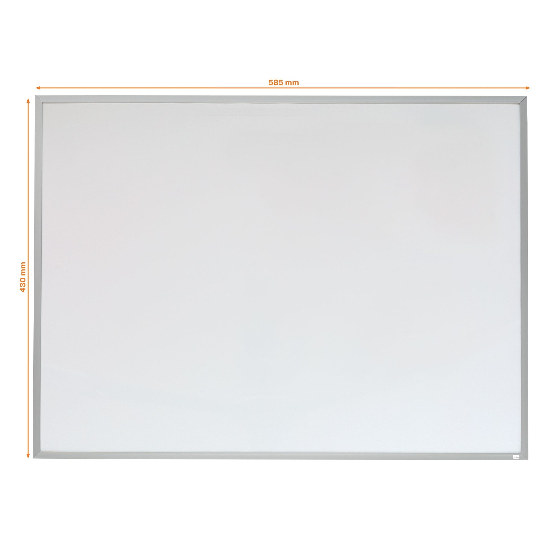 Whiteboard Nobo Emaille 58,5x43cm, aluminium lijst