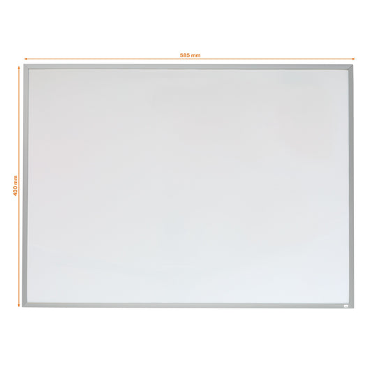 Whiteboard Nobo Emaille 58,5x43cm, aluminium lijst