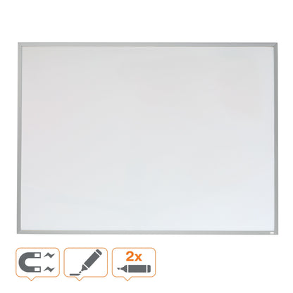 Whiteboard Nobo Emaille 58,5x43cm, aluminium lijst - 2