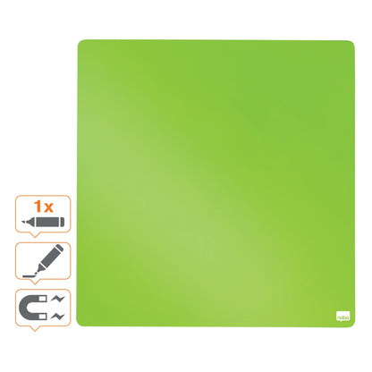 Nobo Whiteboard Tegel 36x36cm Groen, magnetisch en modulair - 3